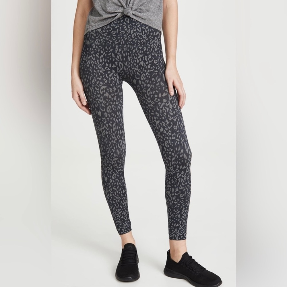Spanx Look At Me Now High Rise Seamless Leggings Leopard Print